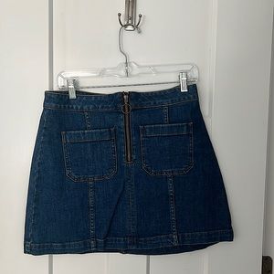 Madewell Jean Skirt